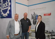 Lock Drives: Koos Maat, Ralf Steves and Rebecca Miehle. They asked special attention for their Power Drive EWA 50: Ambient temperature –5 °C to +60 °C